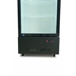 GoodFood Шафа холодильна для напоїв BC360NBW2LED чорна-біла