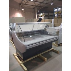 Вітрина холодильна з гнутим склом SGL130  (-2...+8°C) 1300x1120x1250