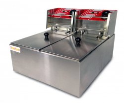 GoodFood Фритюрниця подвійна електрична професійна EF44  +безкоштовна доставка