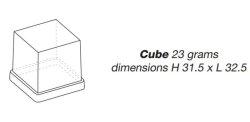 Льодогенератор Brema CB416AHC B-QUBE ,(об'єм 16 кг), до 42 кг/добу,кубик